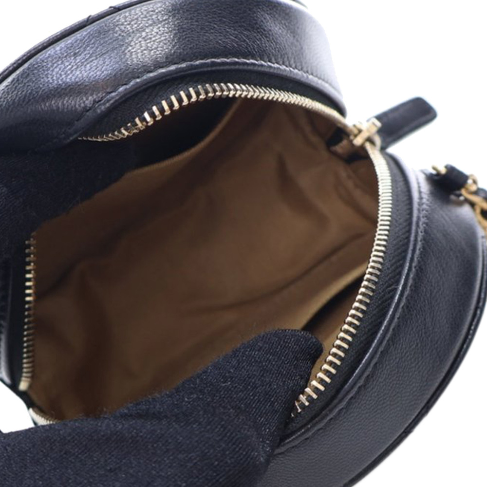 Pre-Loved Chanel Lambskin Pearl Round Clutch On Chain - Picture 5 of 12